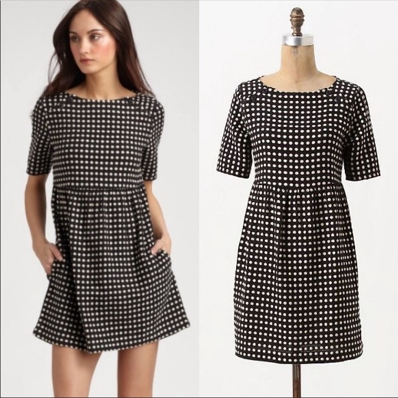 Ace & Jig Dresses & Skirts - Ace & Jig Polka Dot Linen Blend Babydoll Dress XS